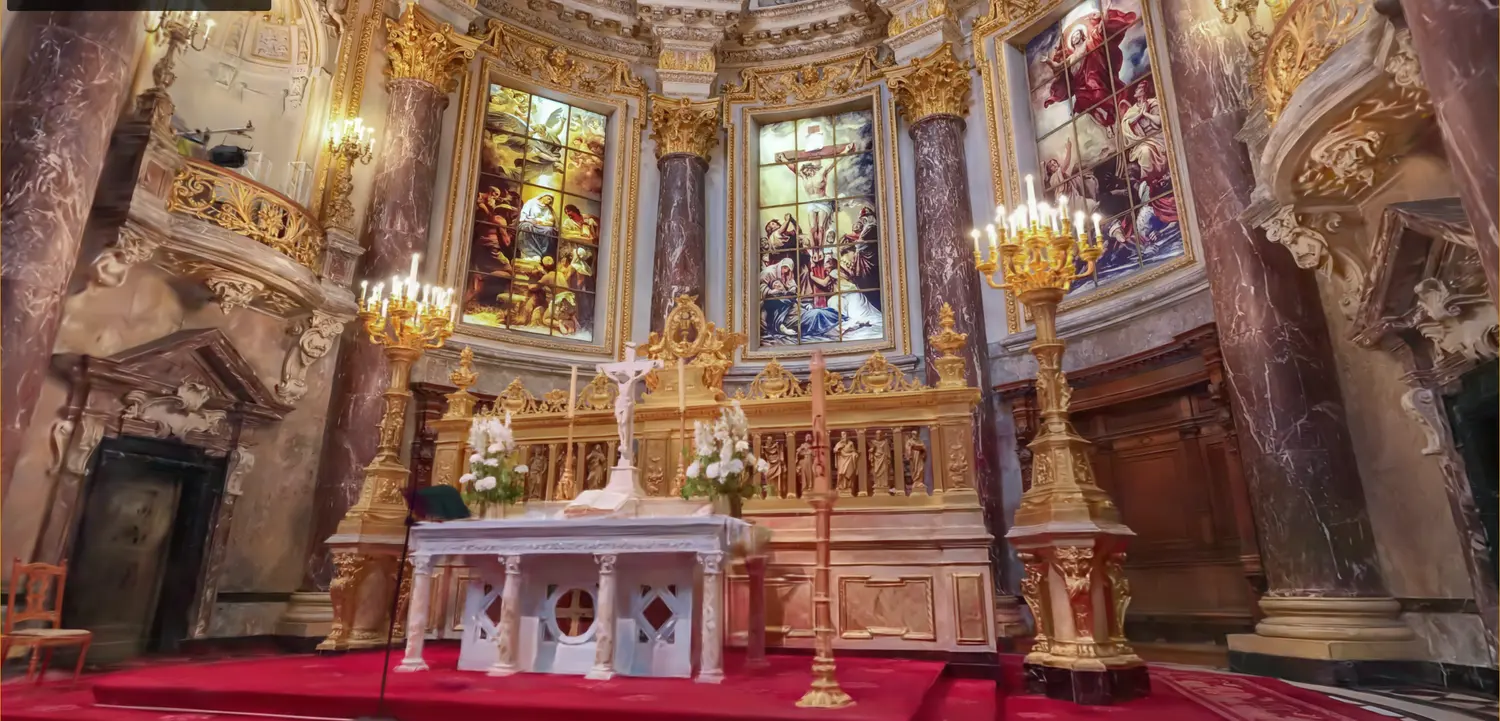 Altar area · Gaussian Splatting